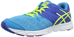 ASICS Men's Gel-Evation Running Shoes, Atomic Blue/Flash Yellow/Blue, 8.5