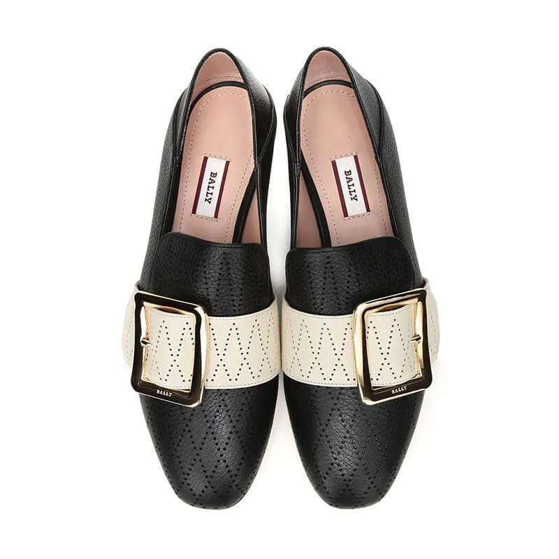 Bally Janelle 6225882 Ladies Black Calf Leather Slippers US 8.5 MSRP $790