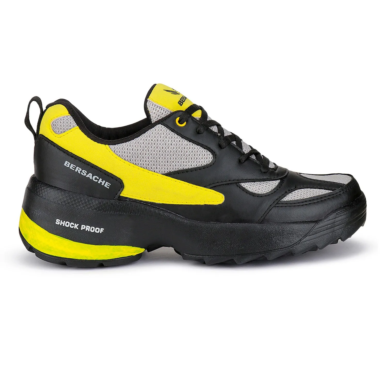 Bersache Lightweight Casual Sneaker Loafers Walking Gym Running Trekking Hiking Lace up Shoes With High Quality Sole For Men      -      7071