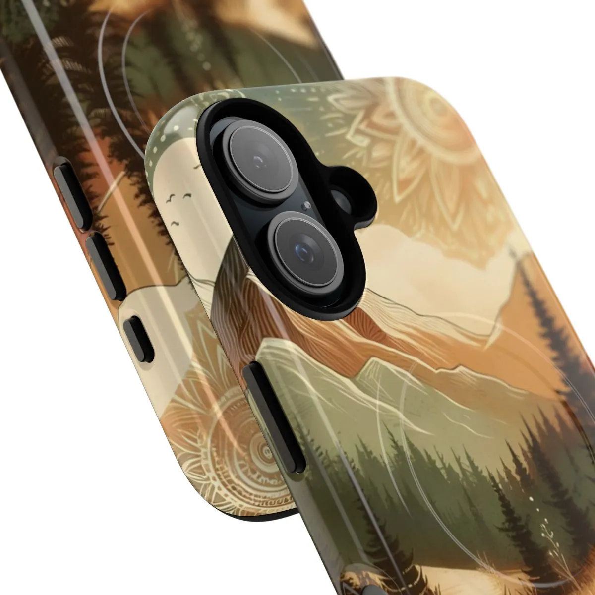 Boho Mountain Path Phone Cases for Nature Enthusiasts