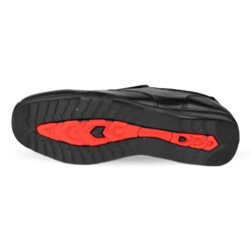 Boys Black Slip On School Shoe