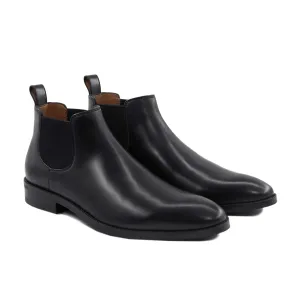Danno - Men's Black Calf Leather Chelsea Boot