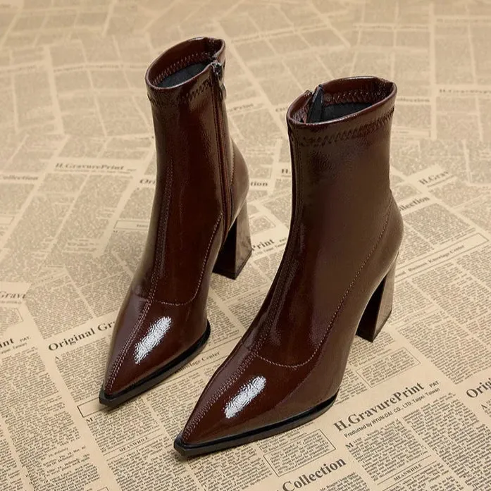 Fingertips In Waves Ankle Boots