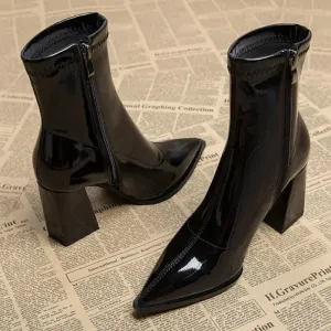 Fingertips In Waves Ankle Boots