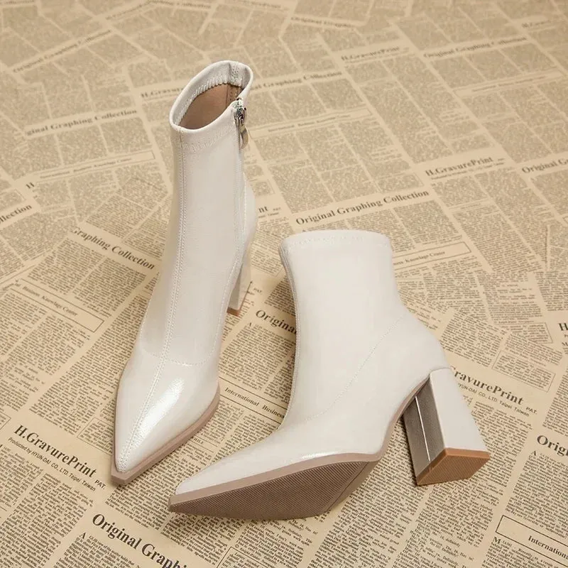 Fingertips In Waves Ankle Boots