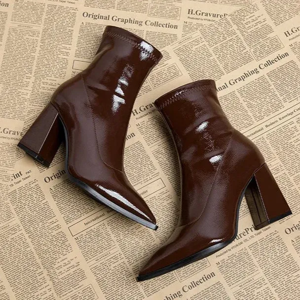 Fingertips In Waves Ankle Boots
