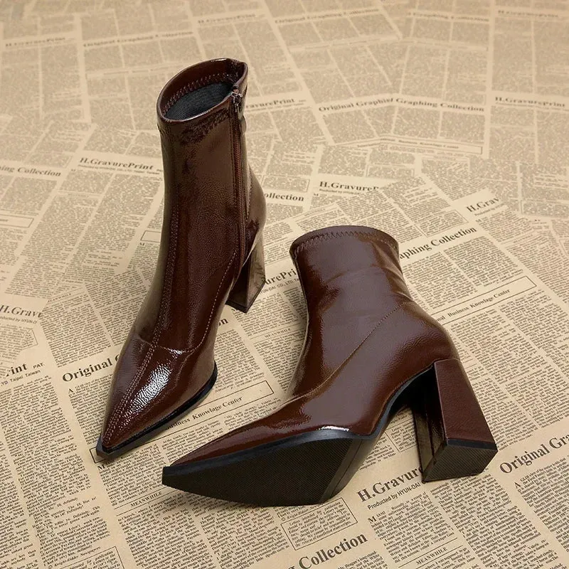Fingertips In Waves Ankle Boots