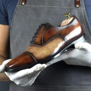 Fire Cream Museum Patina Oxford Goodyear Welt Shoes Limited Edition