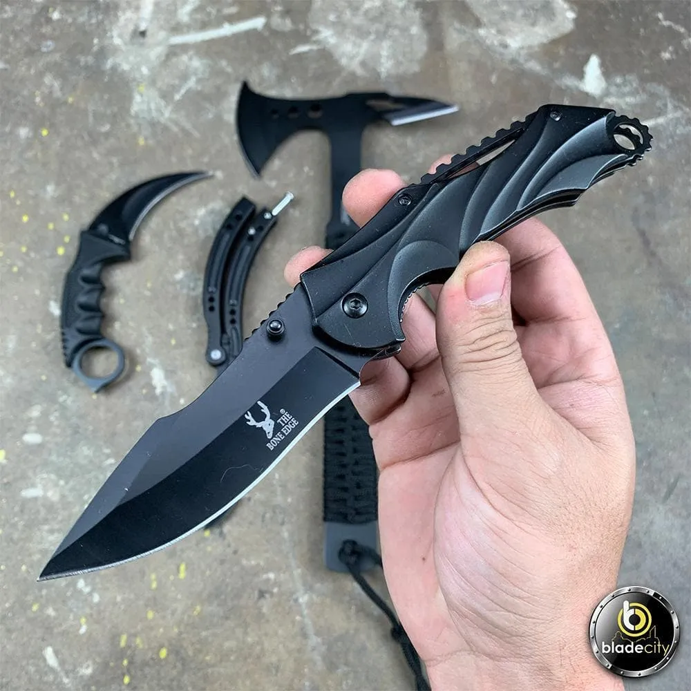 *Flash Sale* Black 5-Piece Knife Set