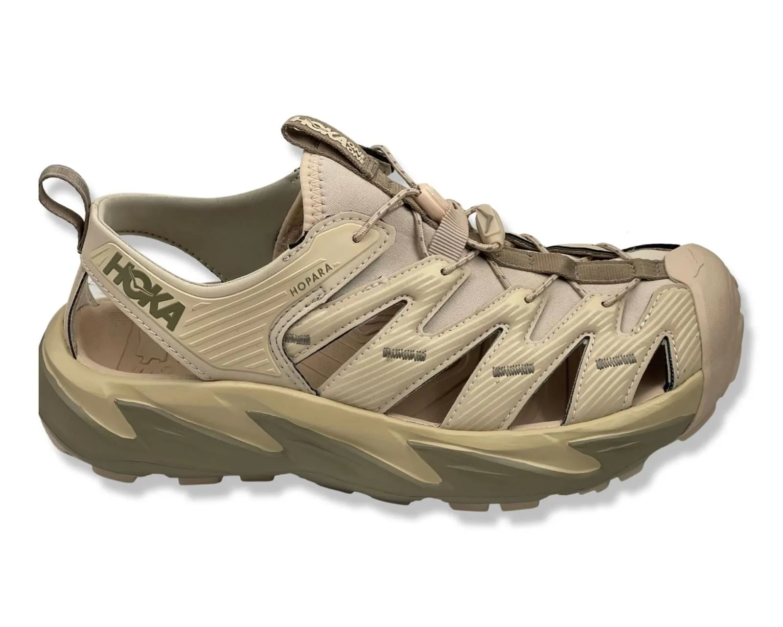 Hoka Hopara Unisex Sandals in Beige