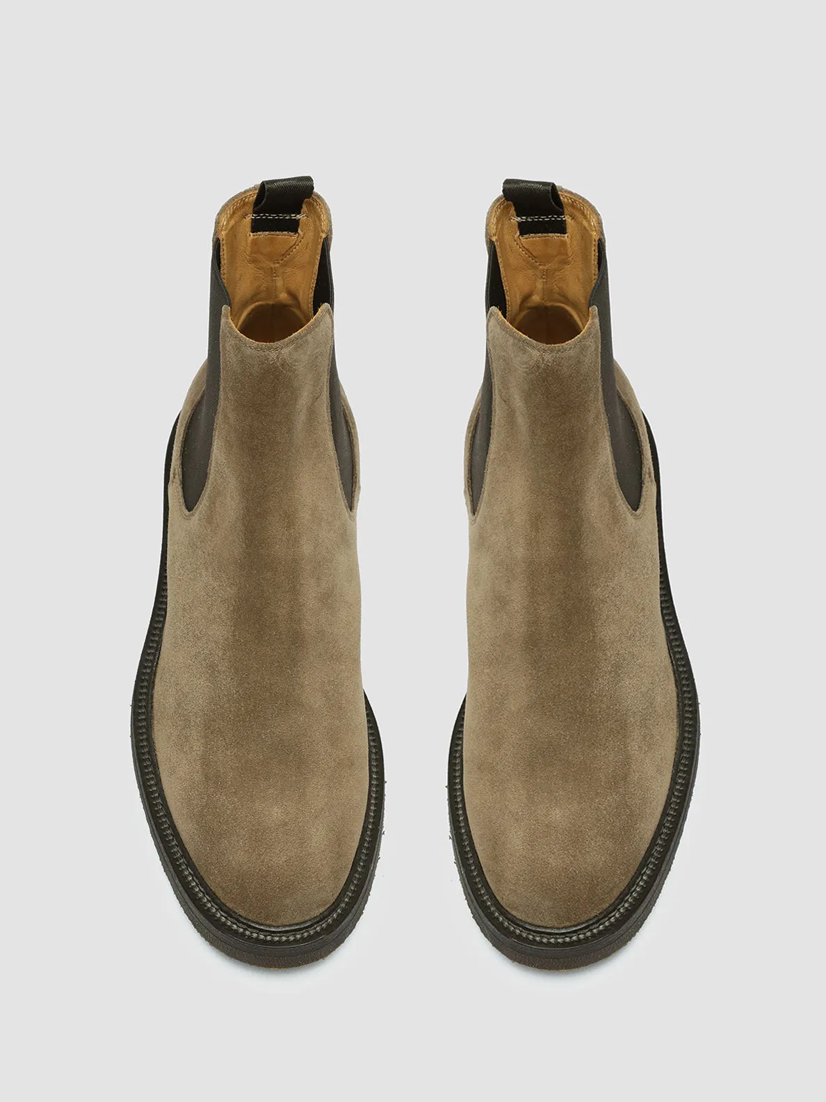 HOPKINS FLEXI 204 - Brown Suede Pull On Boots