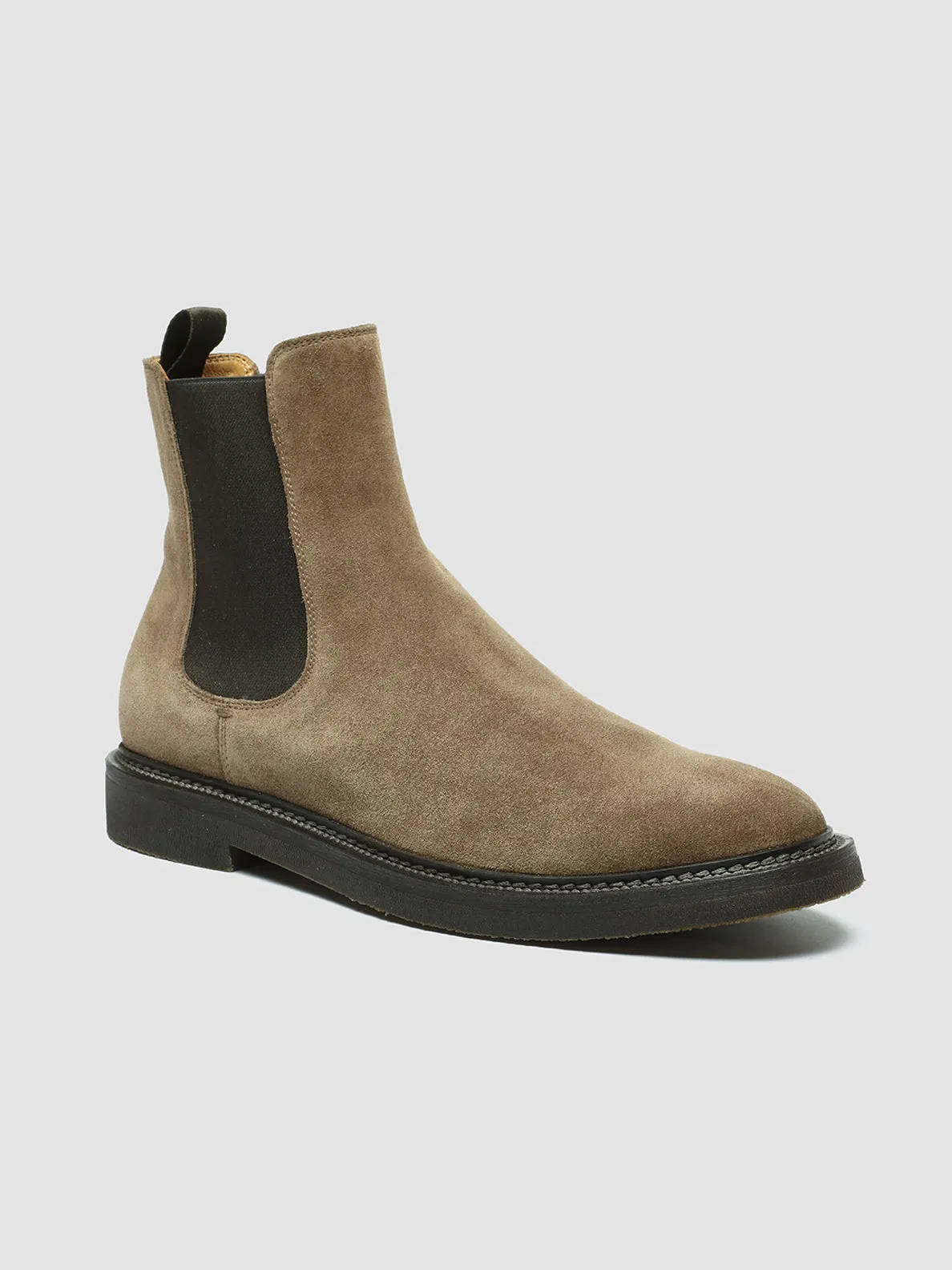 HOPKINS FLEXI 204 - Brown Suede Pull On Boots