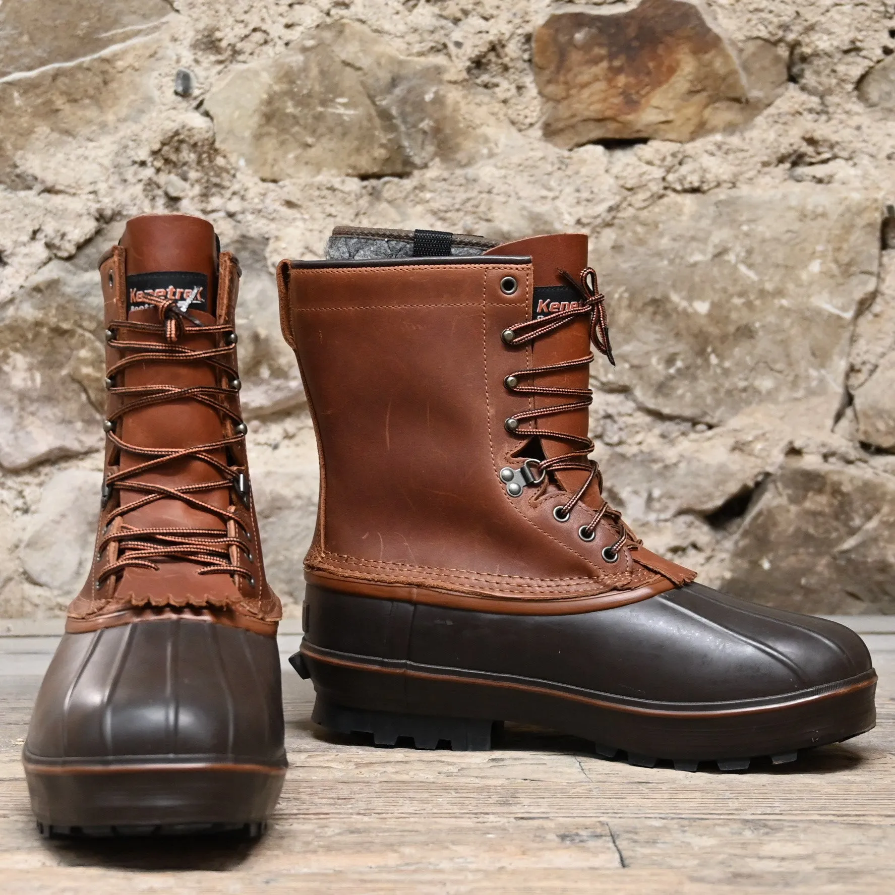 Kenetrek 10" Northern Lace Up Pac Boot W/Removable Thinsulate Liner and K Talon Rubber Sole