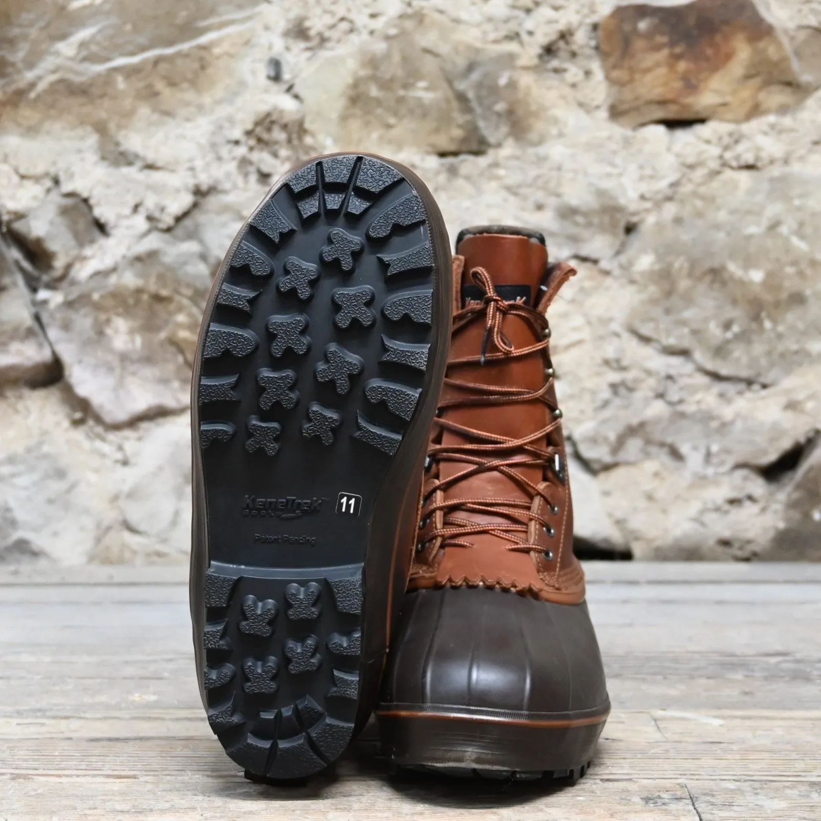Kenetrek 10" Northern Lace Up Pac Boot W/Removable Thinsulate Liner and K Talon Rubber Sole