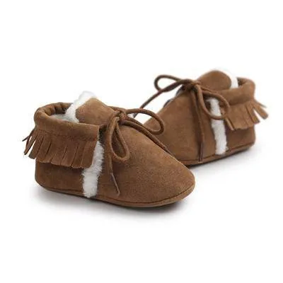 Laced Up Baby Moccasins
