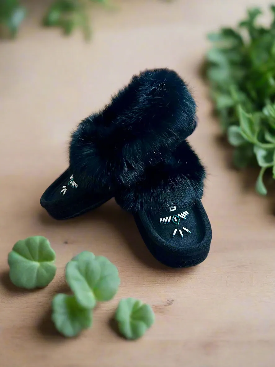 Ladies Moccasins - Laurentian Chief Moccasins Black