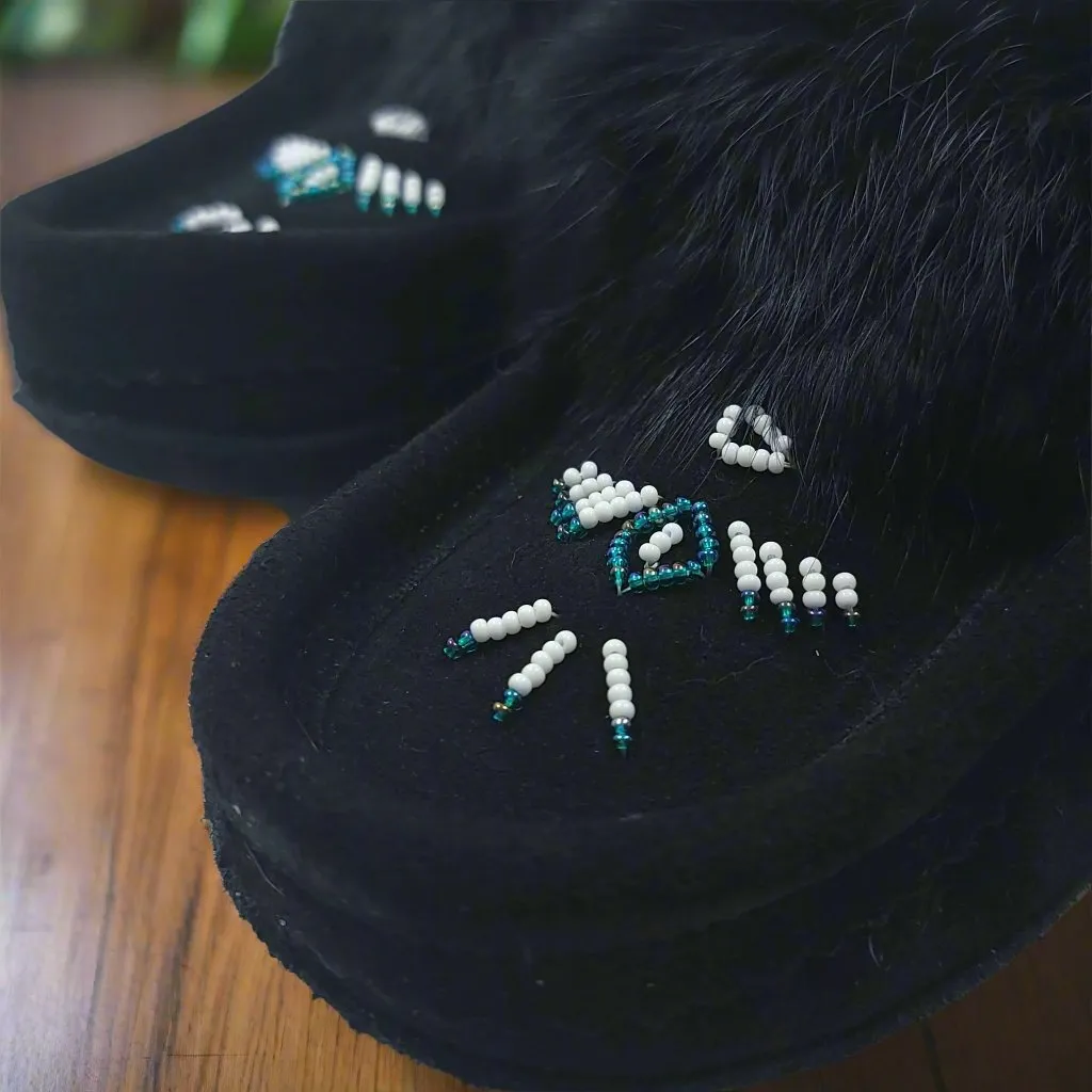 Ladies Moccasins - Laurentian Chief Moccasins Black