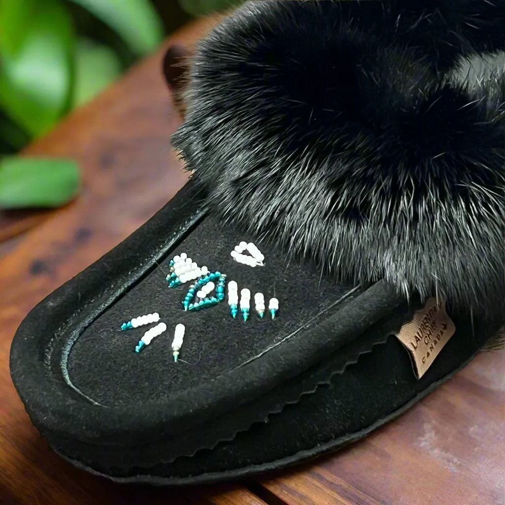 Ladies Moccasins - Laurentian Chief Moccasins Black