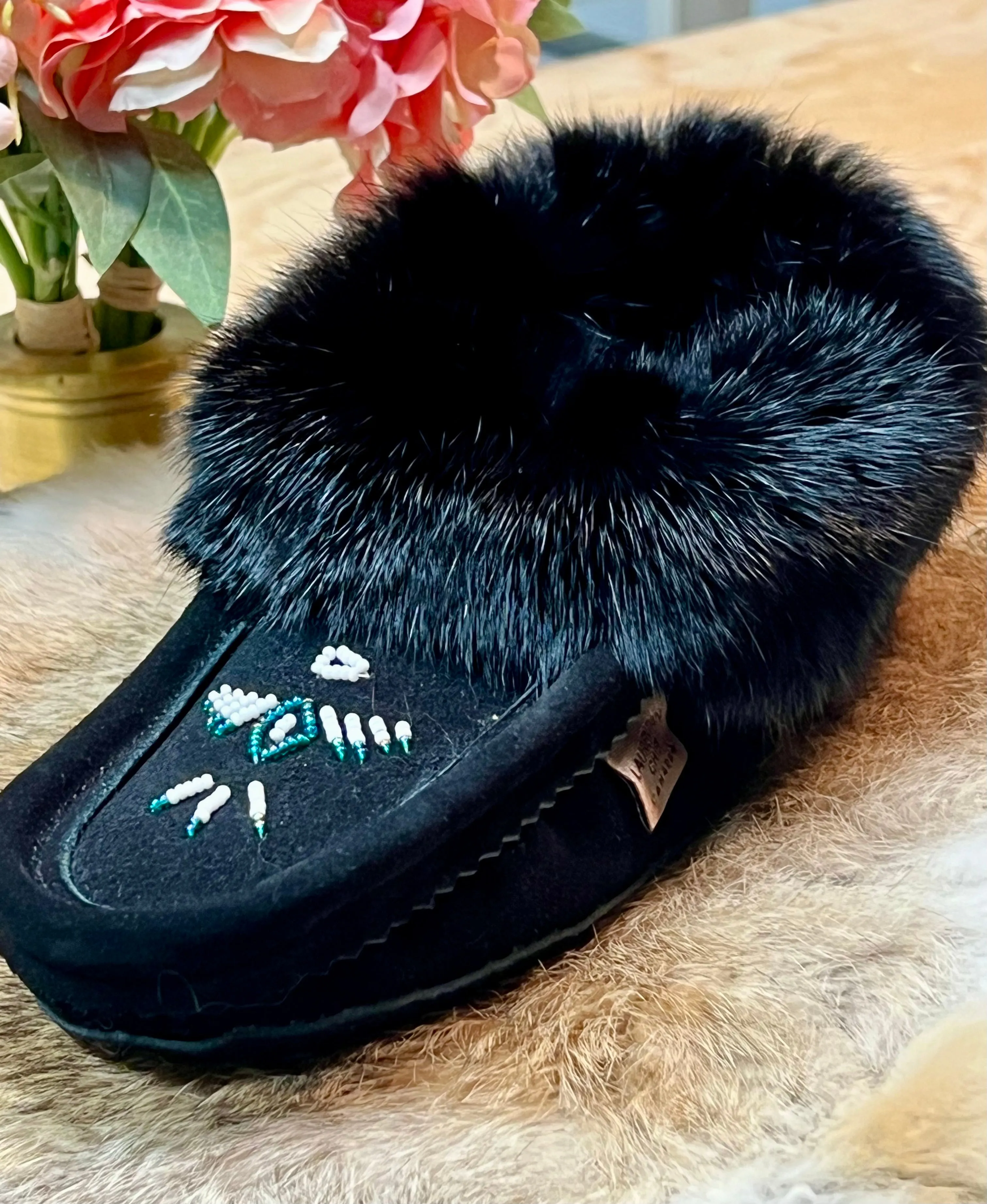 Ladies Moccasins - Laurentian Chief Moccasins Black