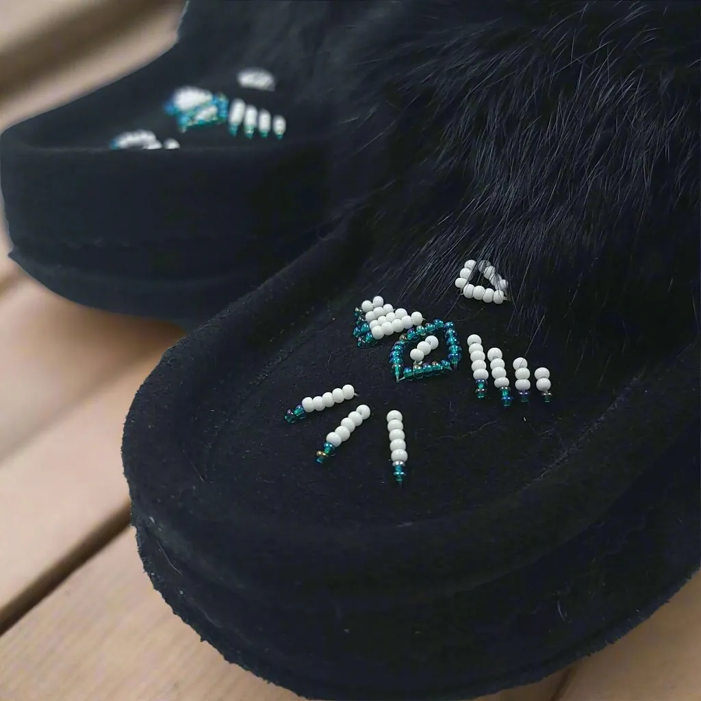 Ladies Moccasins - Laurentian Chief Moccasins Black