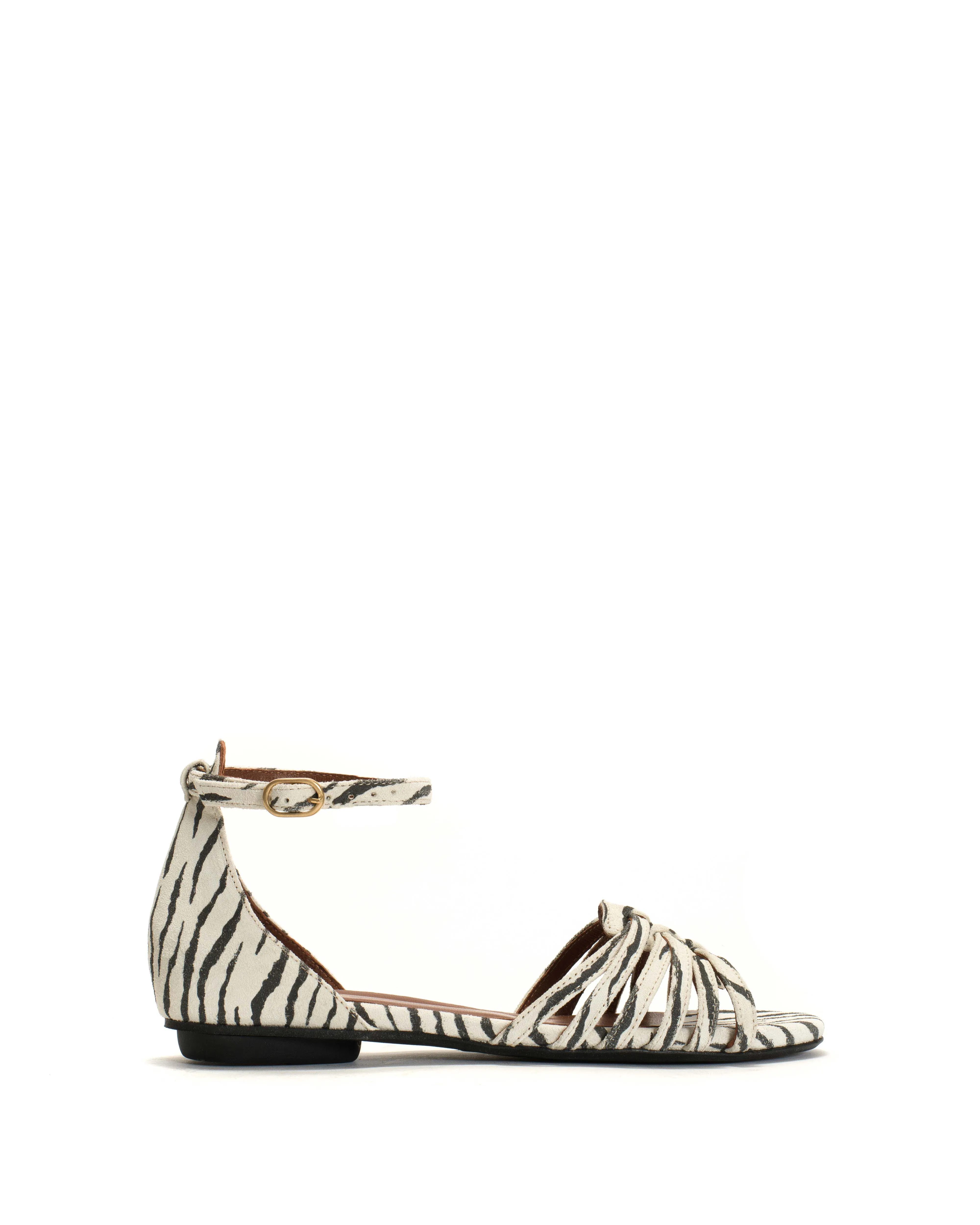 Mareike 10 Calf suede print Zebra