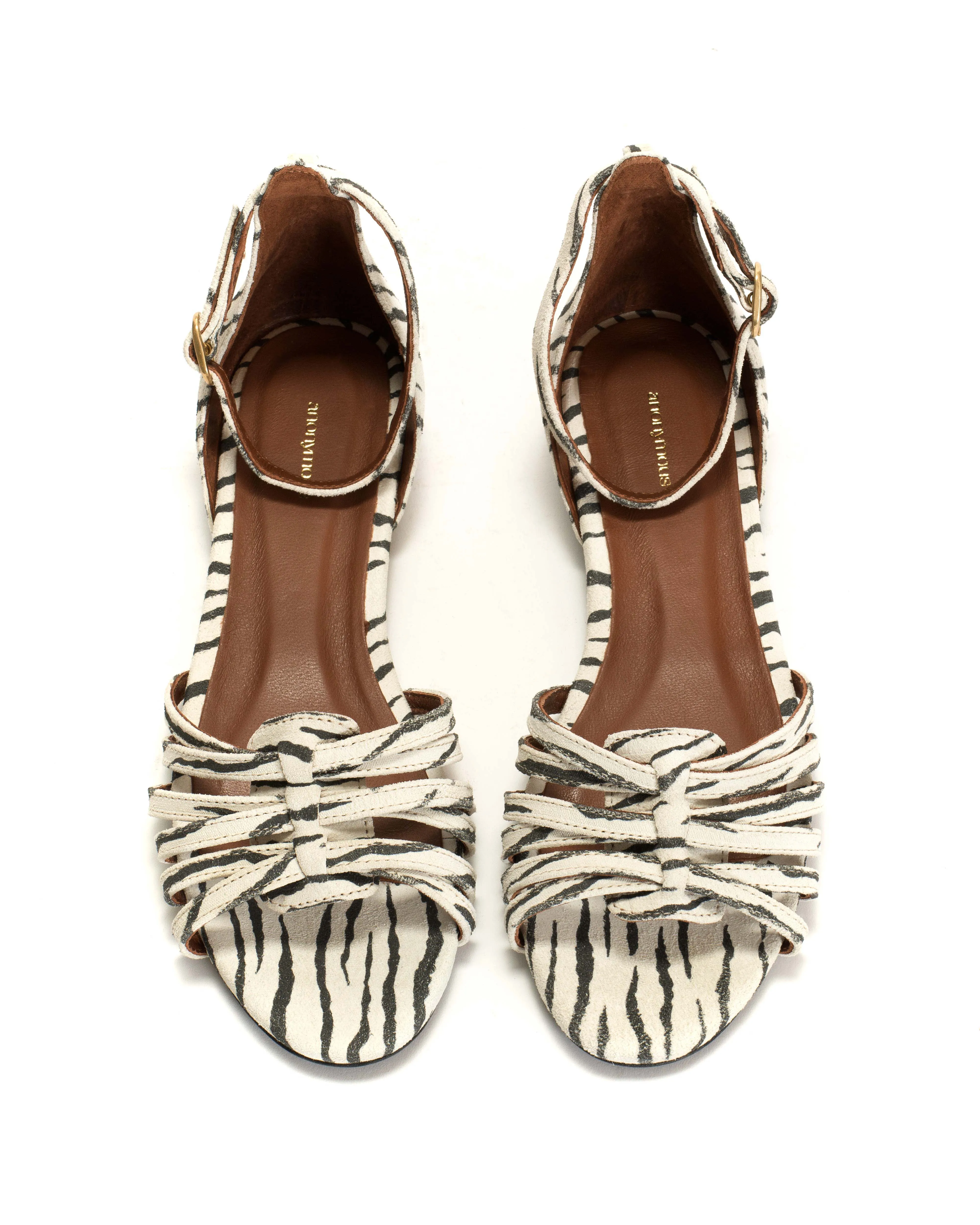 Mareike 10 Calf suede print Zebra