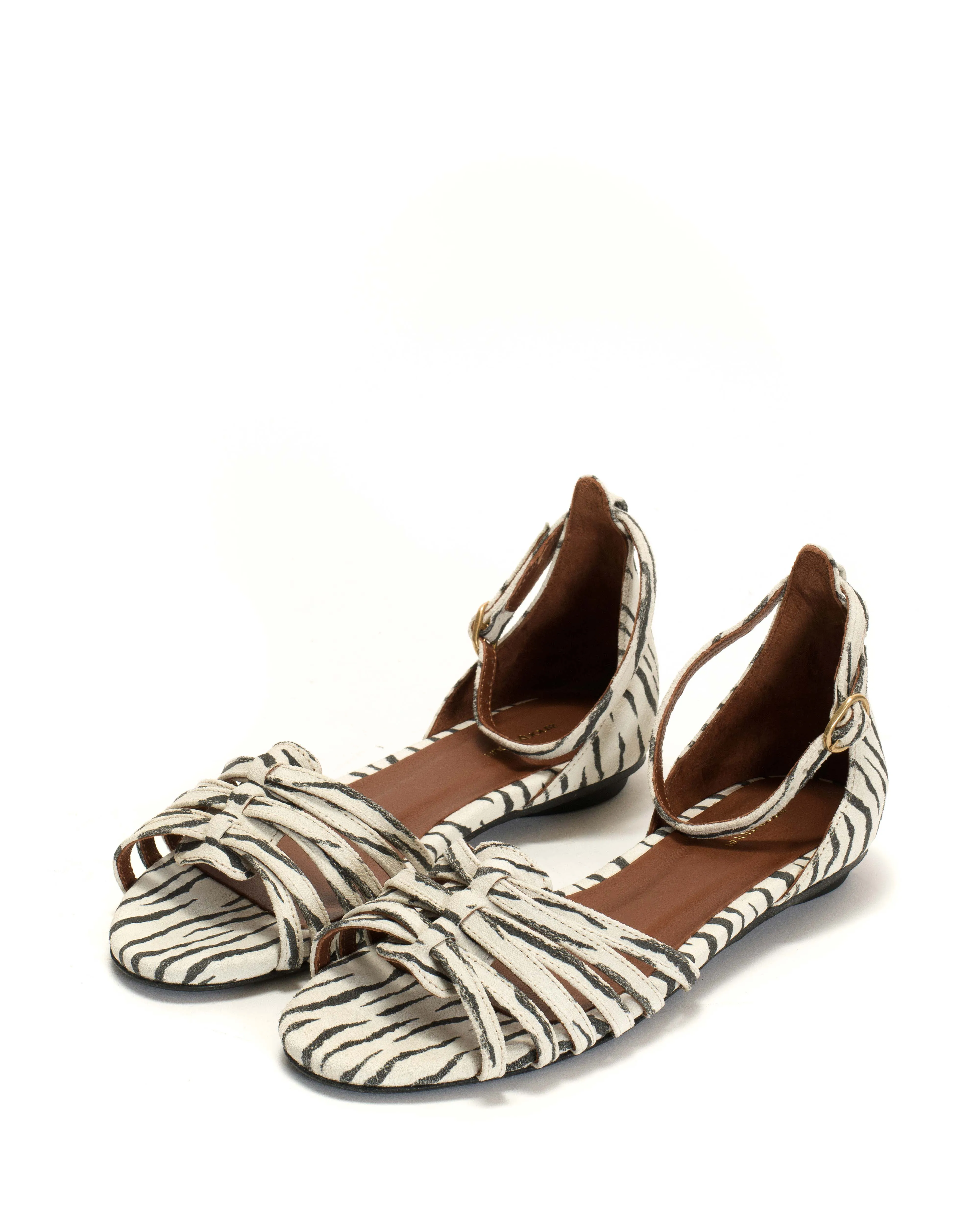 Mareike 10 Calf suede print Zebra
