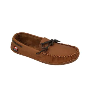 Men's Wide Earthing Leather Moccasins (Clearance - Size 9 & 10 ONLY)