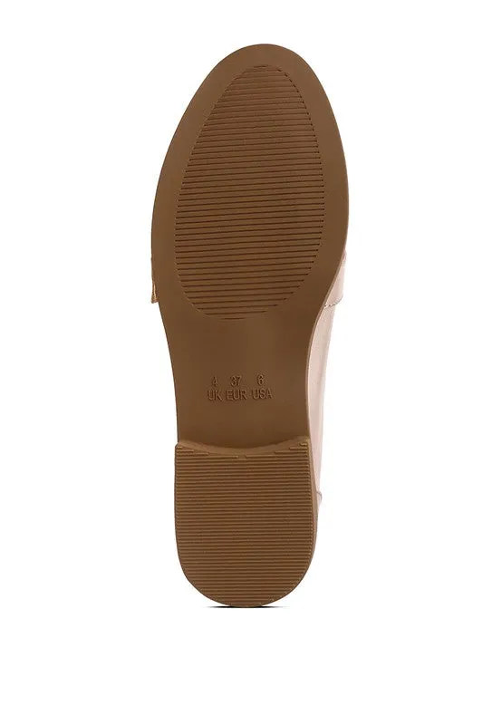 MetroPolish Metallic Faux Leather Loafers - Pewter or Rose Gold