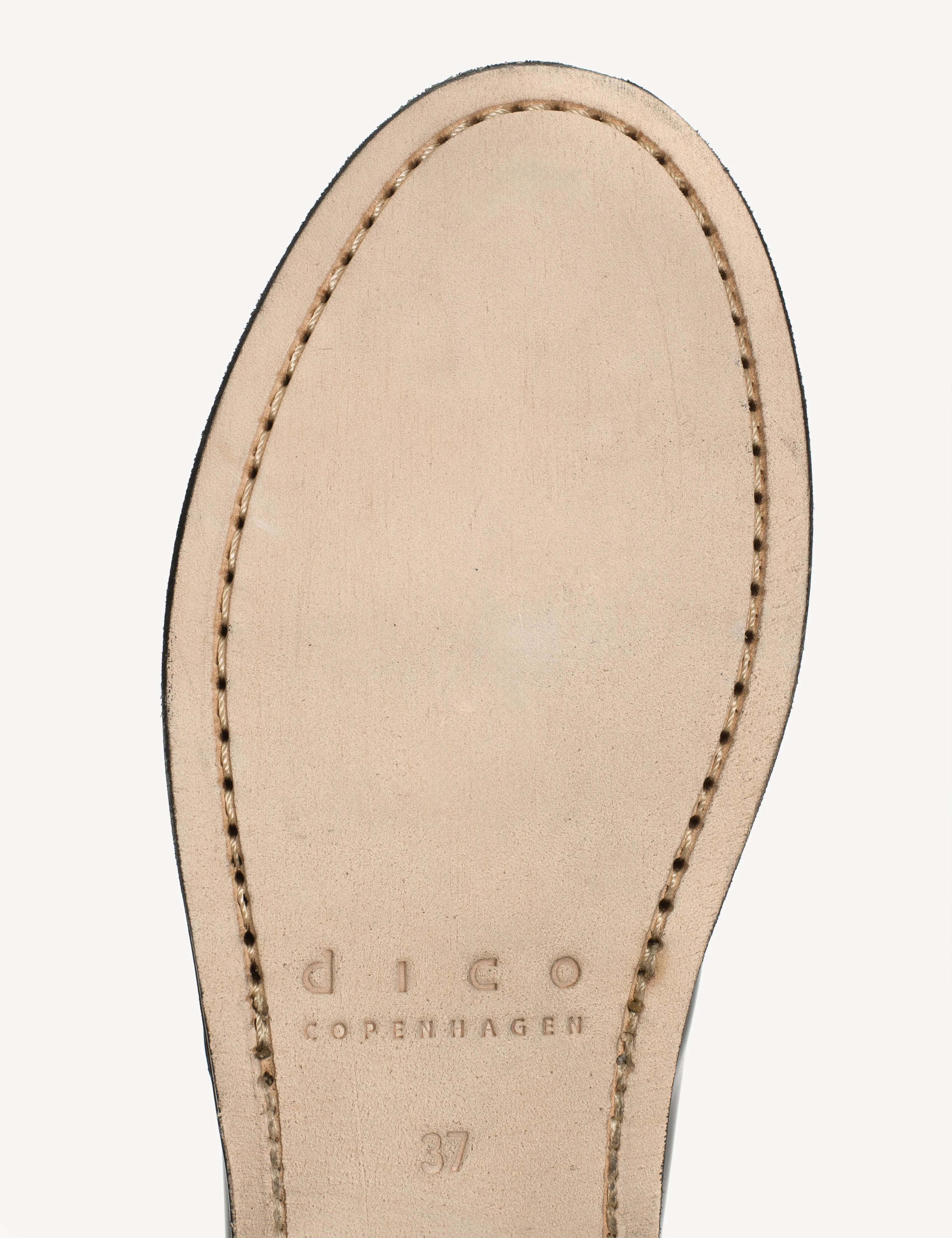 Moccasin T-Bar Loafer In Black Polido Leather