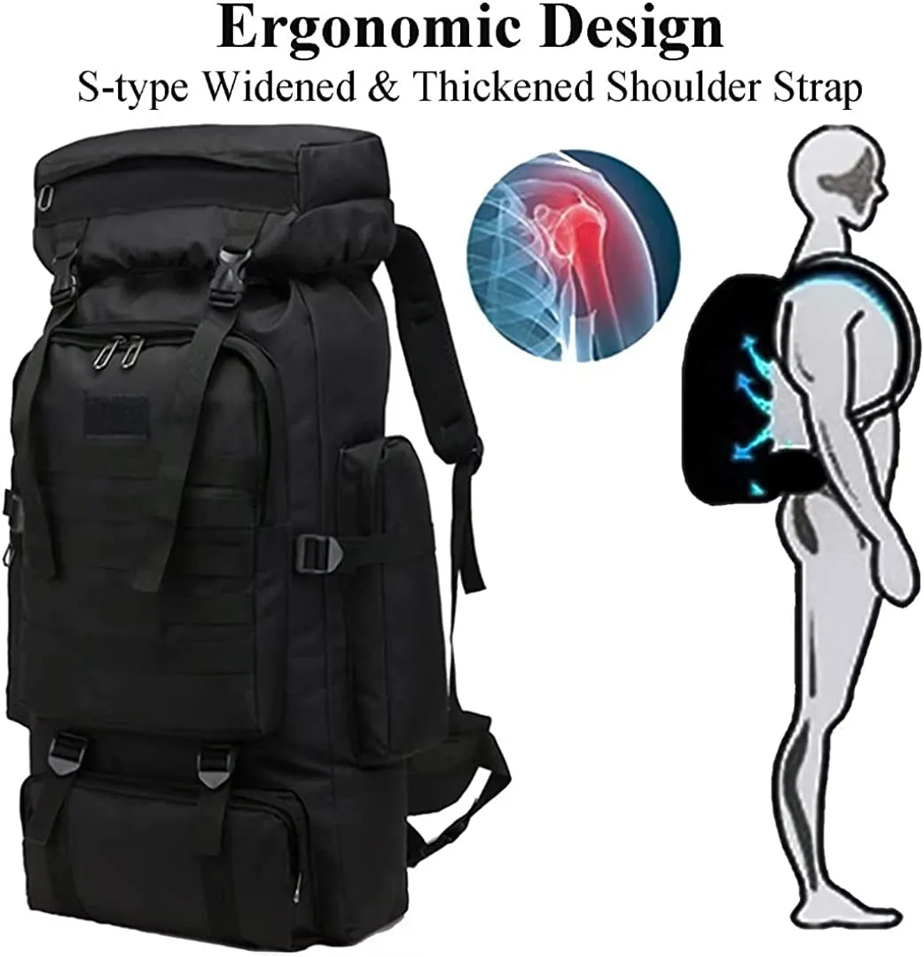 SurvivalPro 80L Waterproof Tactical Backpack