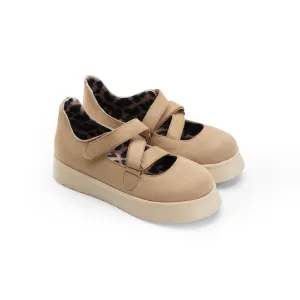 Urban Chic Mary Janes - Beige