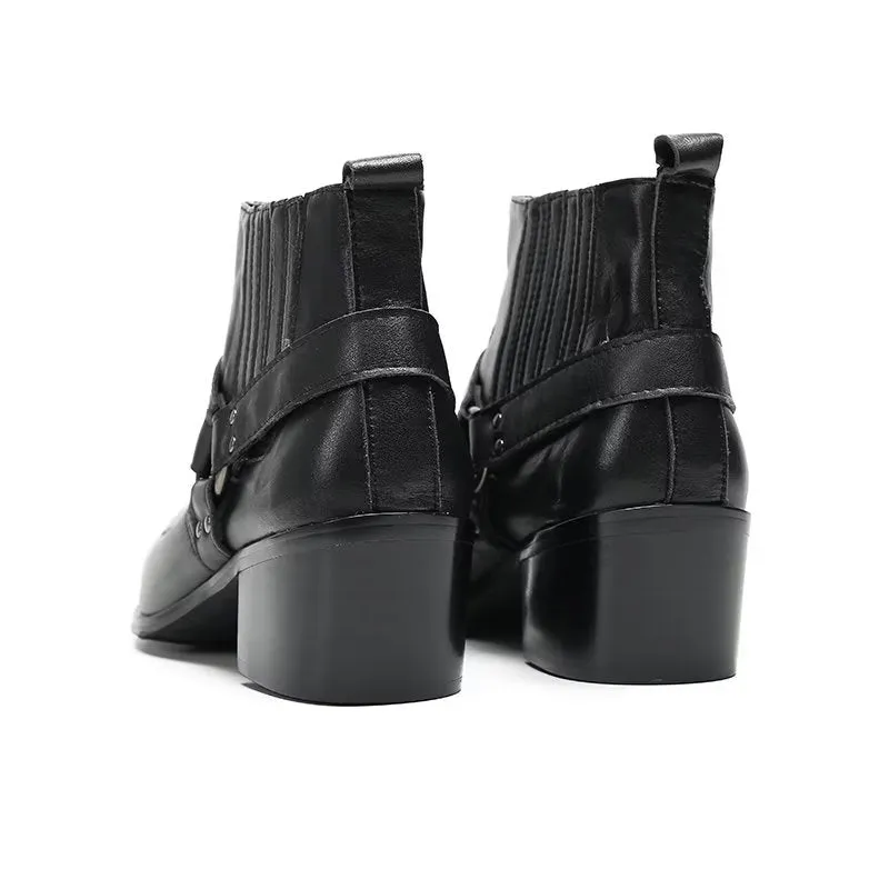 Veltique Trendy Zipper Boots