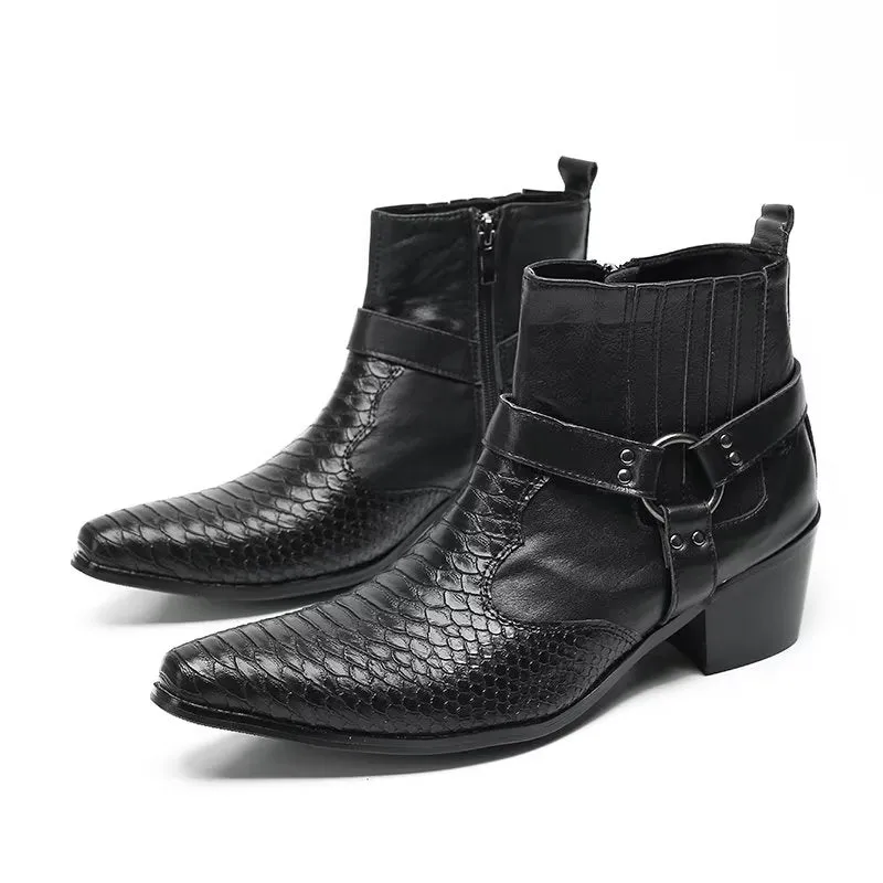 Veltique Trendy Zipper Boots