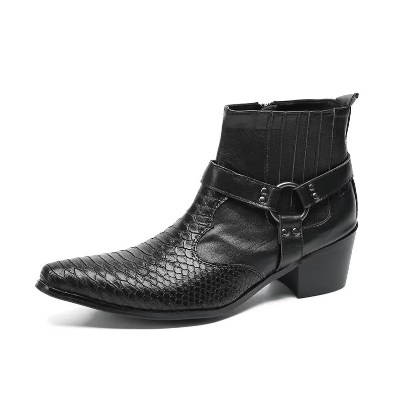 Veltique Trendy Zipper Boots