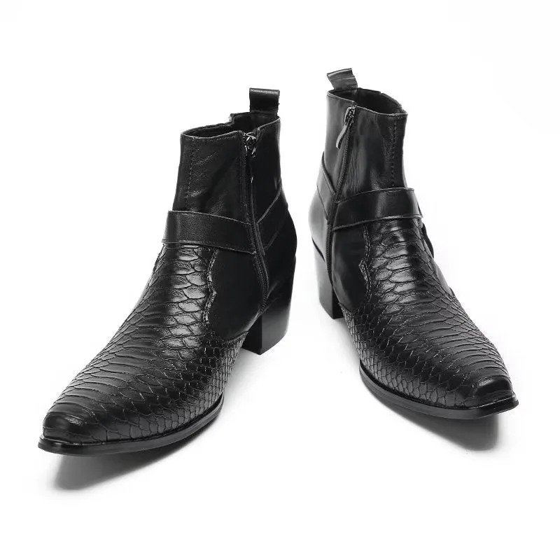Veltique Trendy Zipper Boots