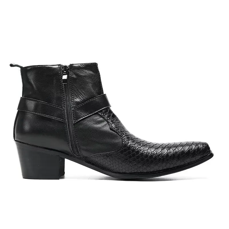 Veltique Trendy Zipper Boots