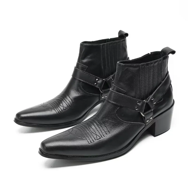 Veltique Trendy Zipper Boots