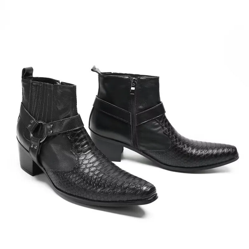 Veltique Trendy Zipper Boots