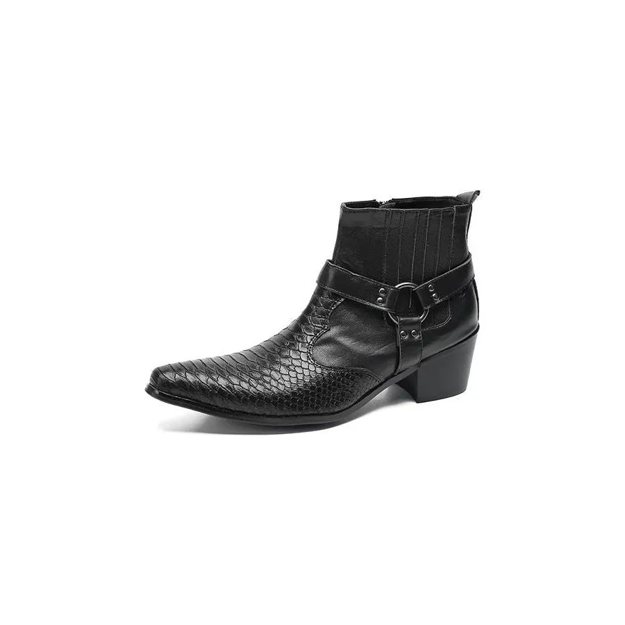 Veltique Trendy Zipper Boots