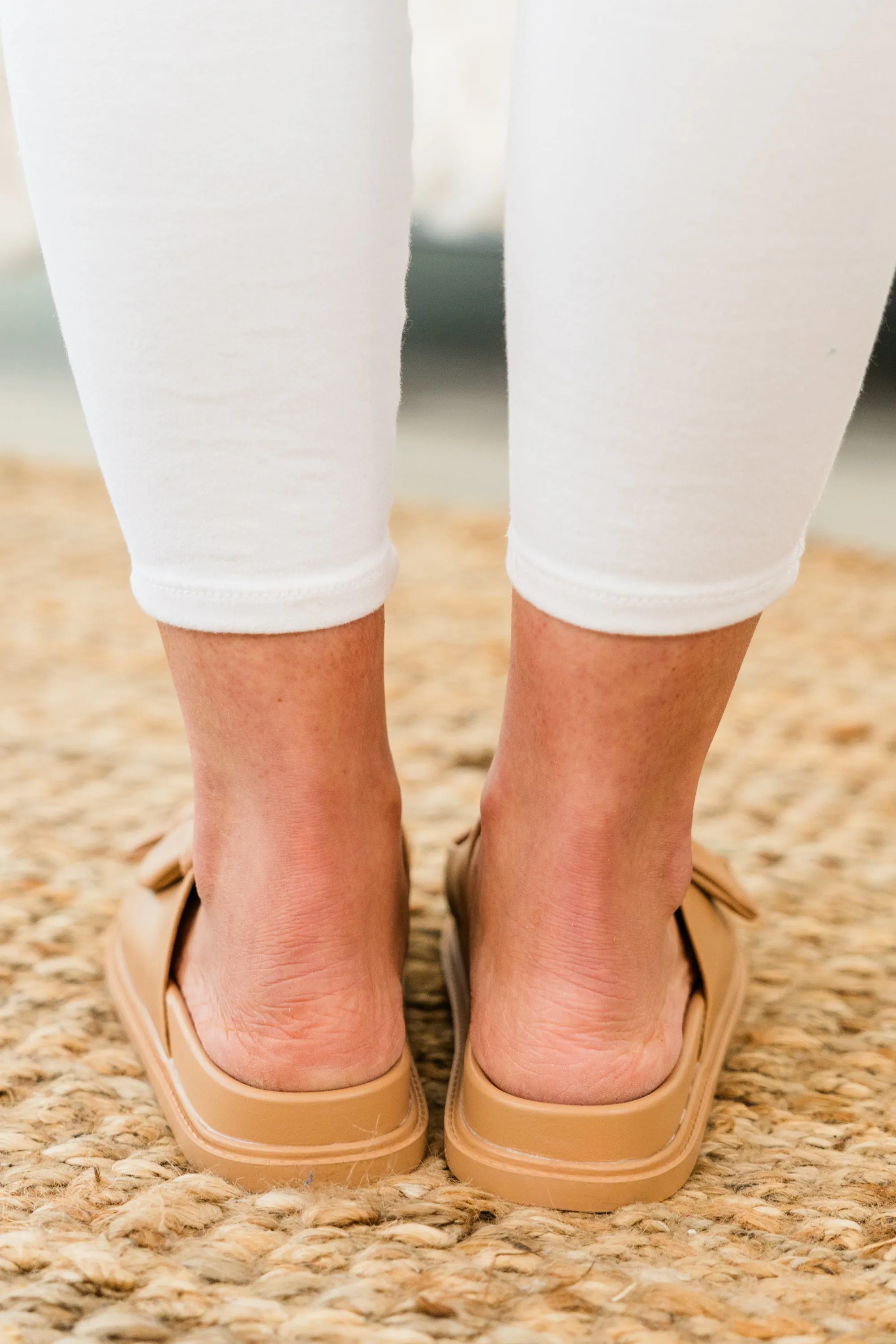 Where You Belong Sandals, Camel