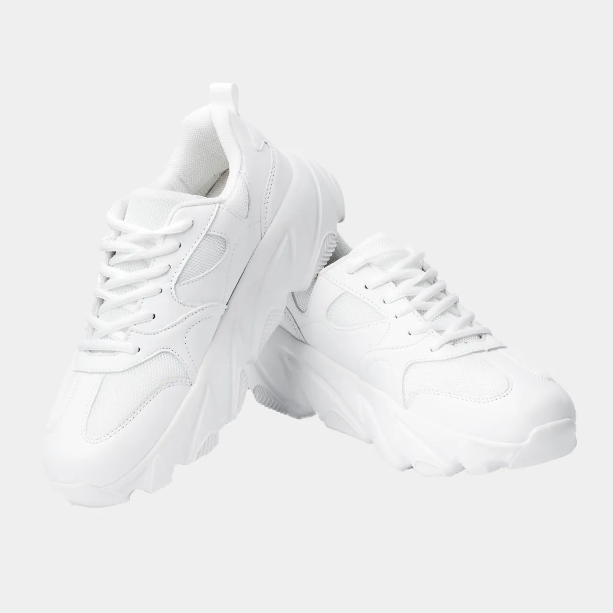 White sports shoes