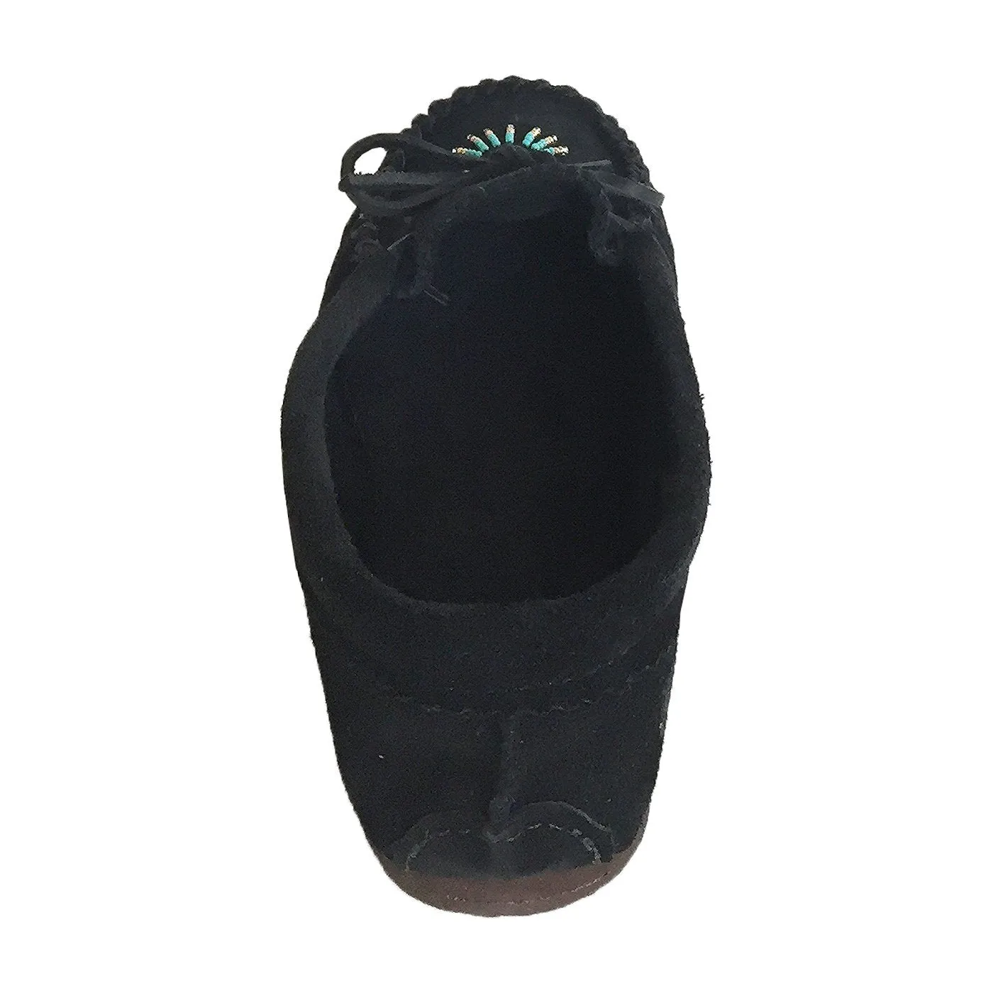 Women's Beaded Suede Moccasin Shoes